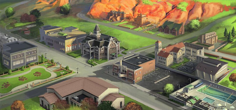 Appaloosa Plains in Sims 3 - concept art