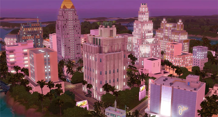 sims 3 city custom world