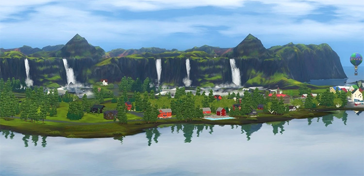 Aurora Skies in Sims 3