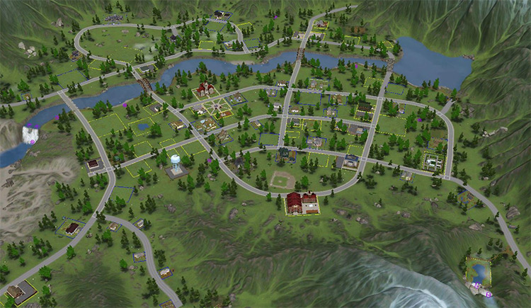 Moonlight Falls en Sims 3