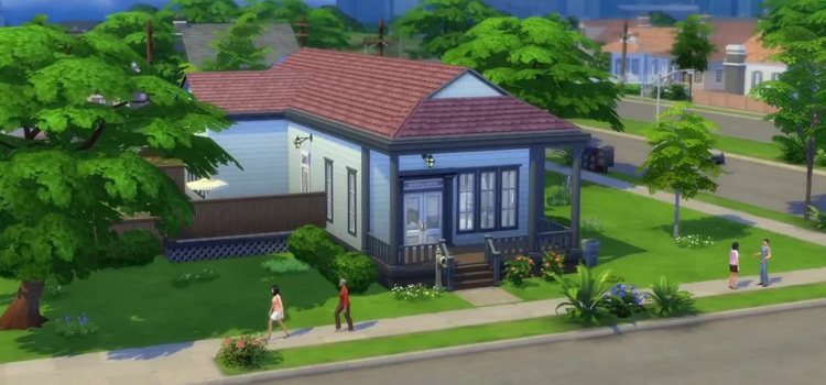 how to build a house on sims 4