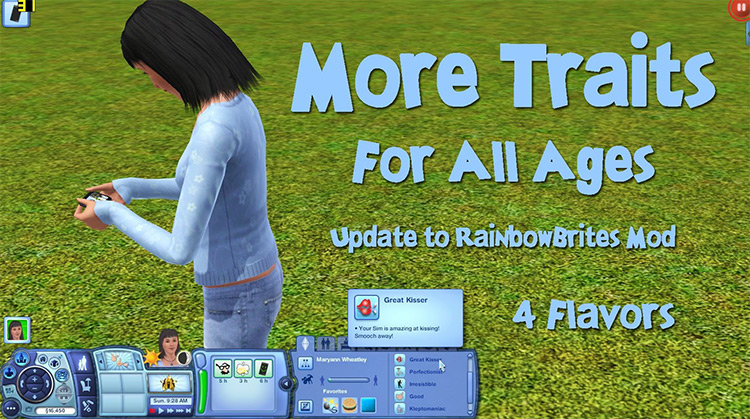 More Traits All Ages Sims 3 mod