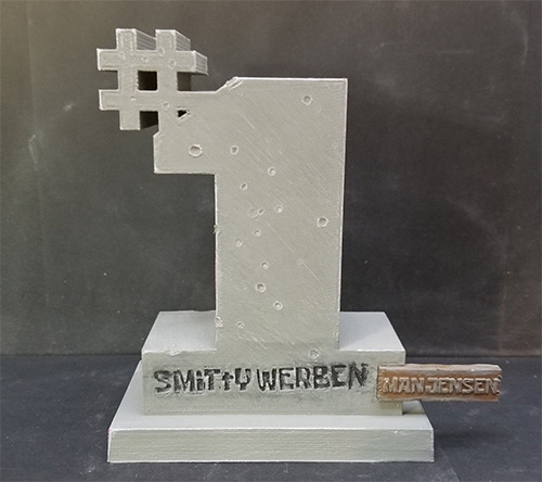 Smitty WerbenJagerManJensen #1 gravestone SpongeBob toy prop