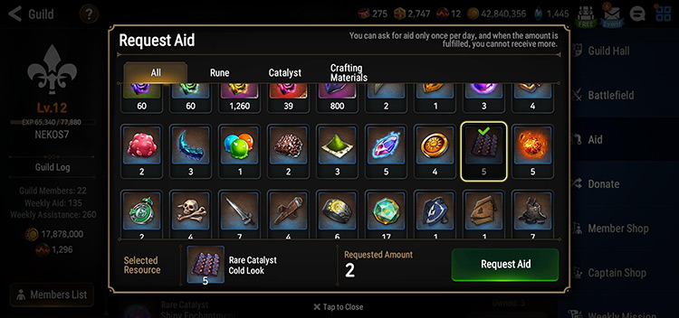 Guild Aid (Cold Look) / Epic Seven