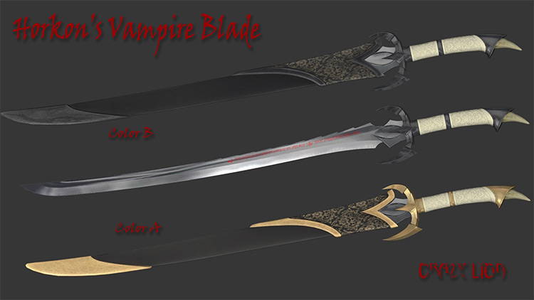 CL's Lord Harkon's Vampire Blade / Skyrim mod