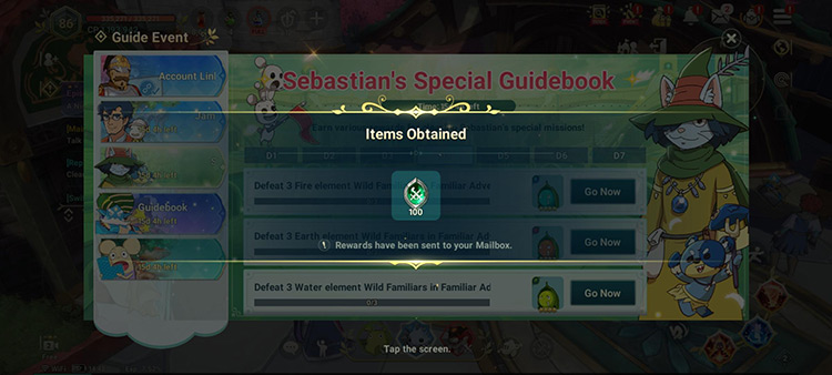 Sebastian's Special Guidebook (Honor Medals Obtained) / Ni no Kuni: Cross Worlds
