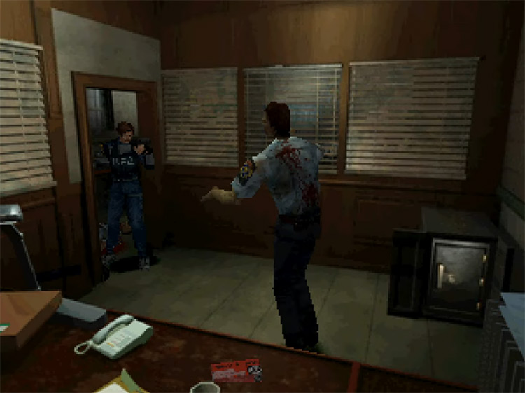 Resident Evil 2 (1998) PSX gameplay