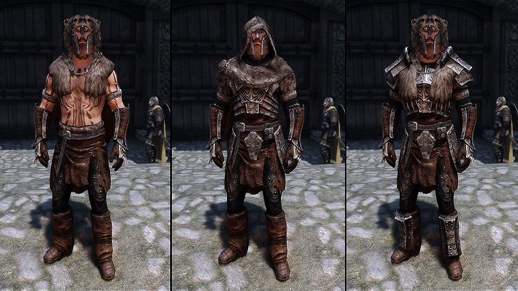 Black Bear Ancient Nord Armor / Skyrim mod