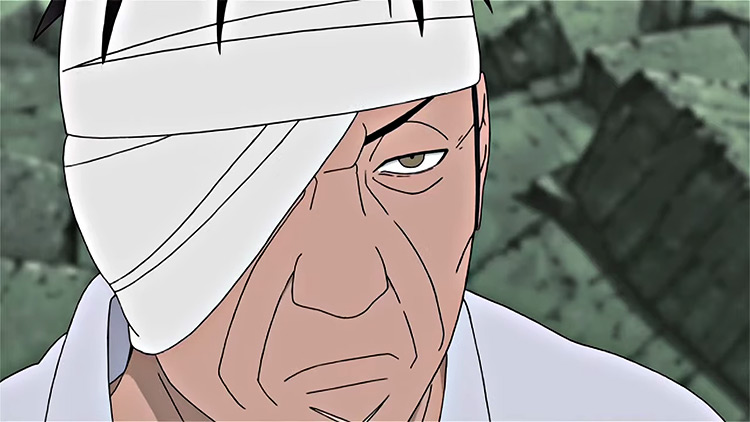 Danzo Shimura in Naruto anime screenshot