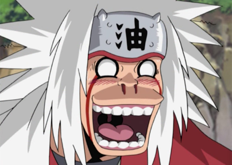 Jiraiya in Naruto anime screenshot
