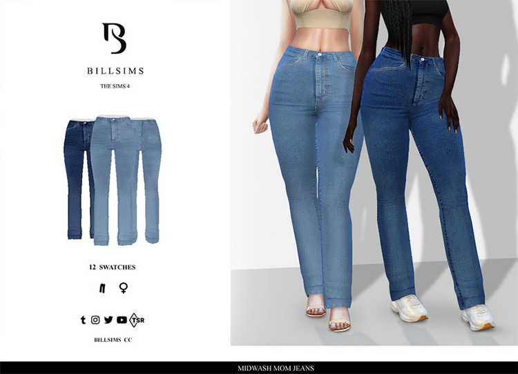 Sims 4 Alpha CC Jeans  Guys   Girls    FandomSpot - 92