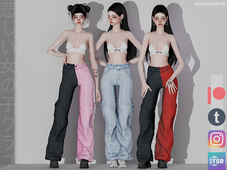 Sims 4 Alpha CC Jeans  Guys   Girls    FandomSpot - 20