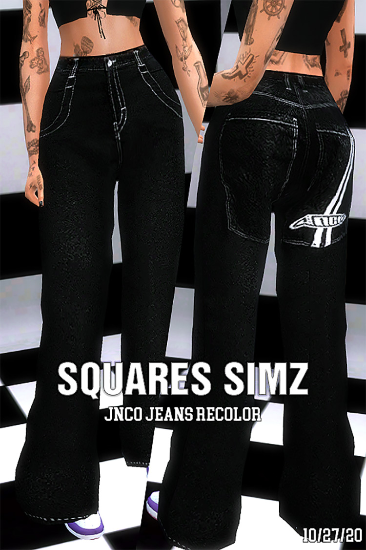 Sims 4 Alpha CC Jeans  Guys   Girls    FandomSpot - 85