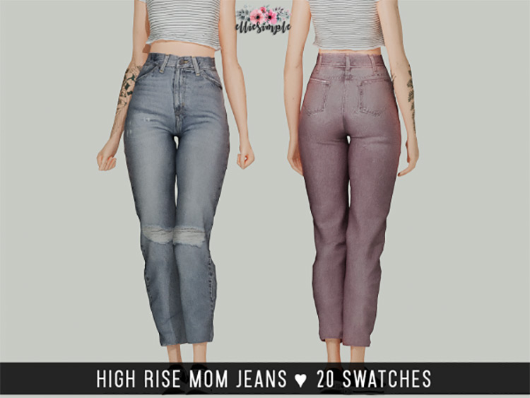 Sims 4 Alpha CC Jeans  Guys   Girls    FandomSpot - 44