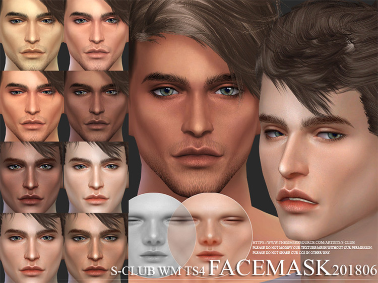 Facemask 201806 / Sims 4 CC