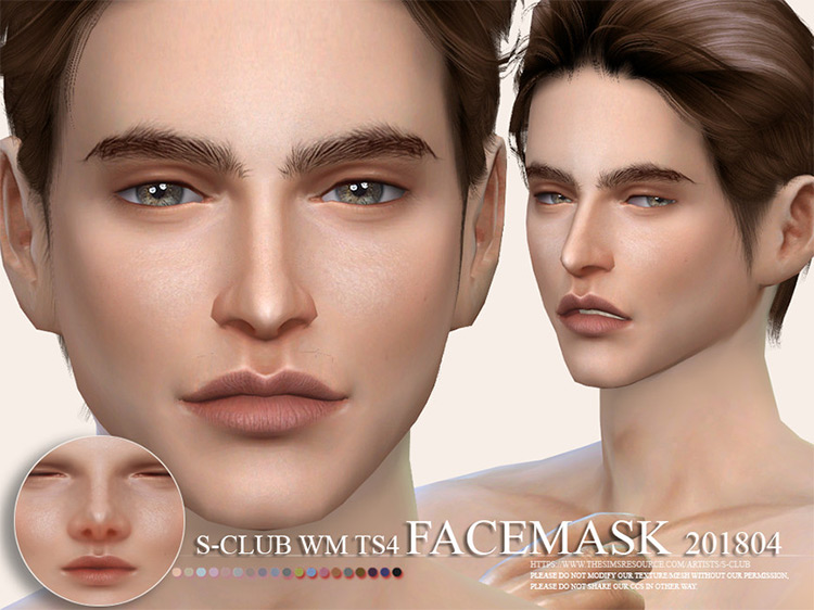 Facemask 201804 / Sims 4 CC