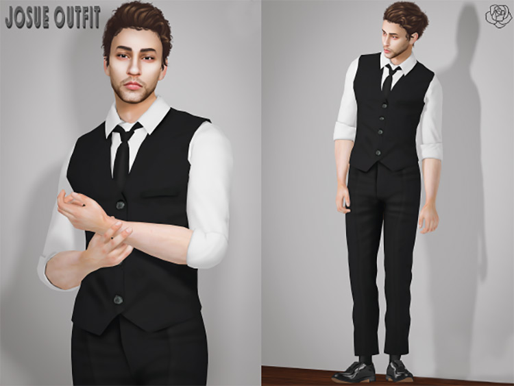 Josue Outfit / Sims 4 CC