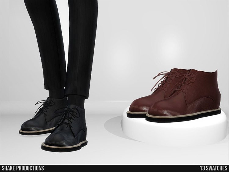 Leather Shoes / Sims 4 CC