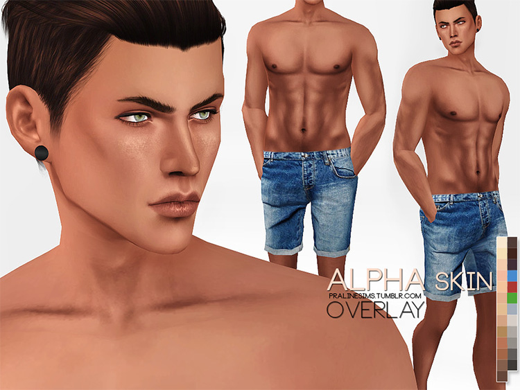 PS Alpha Skin Overlay / Sims 4 CC