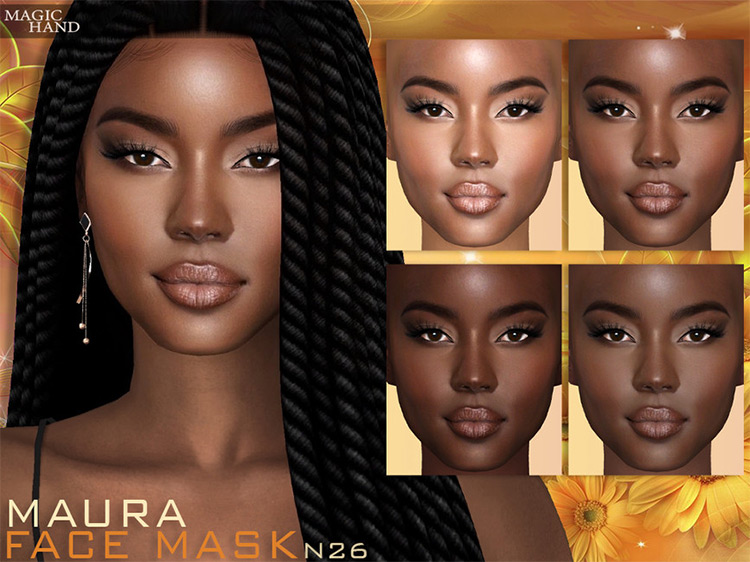 Maura Face Mask N26 / Sims 4 CC