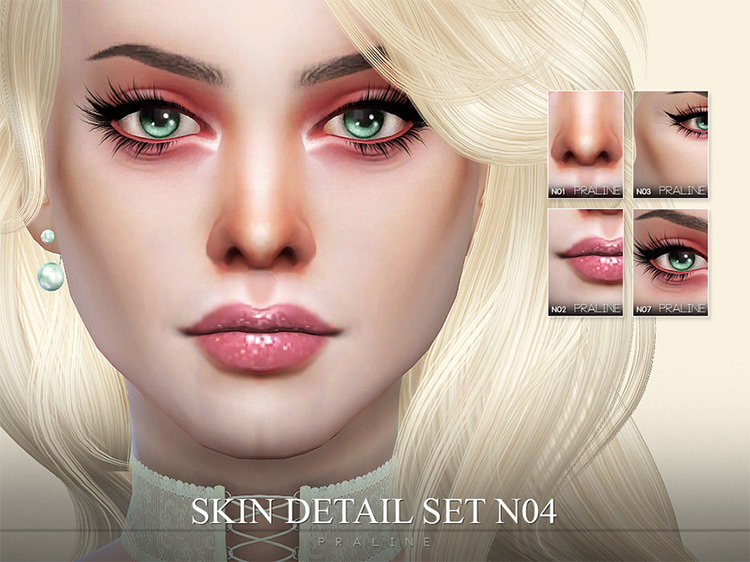 Skin Detail Kit N04 / Sims 4 CC