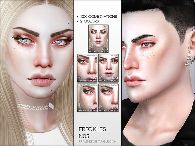 Freckles N05 / Sims 4 CC