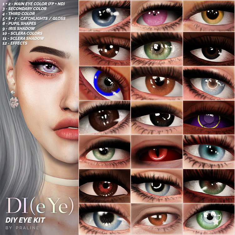 DI(eYe) – DIY Eye Kit / Sims 4 CC