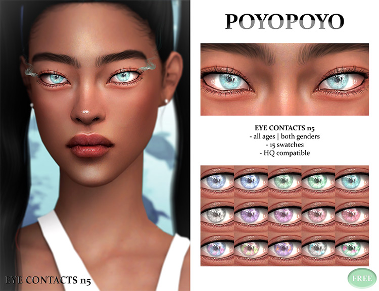 Eye Contacts / Sims 4 CC