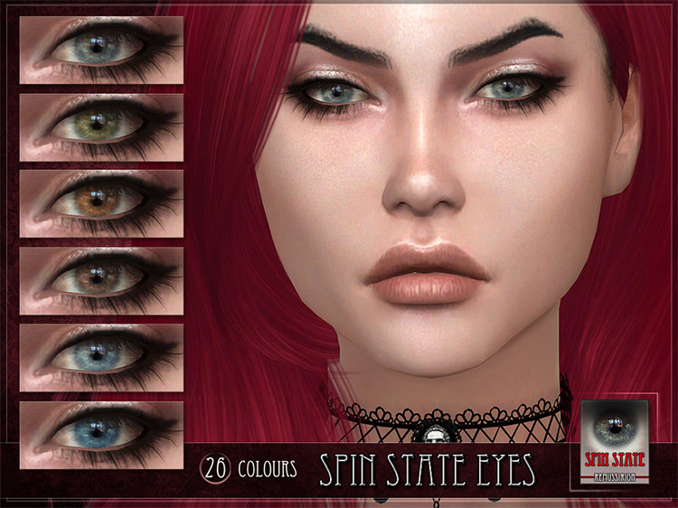Spin State Eyes / Sims 4 CC