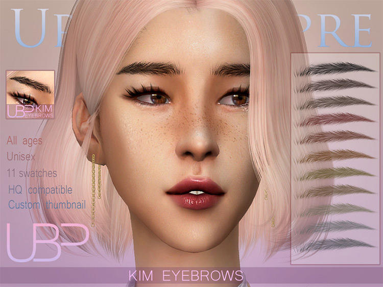 Kim Eyebrows / Sims 4 CC