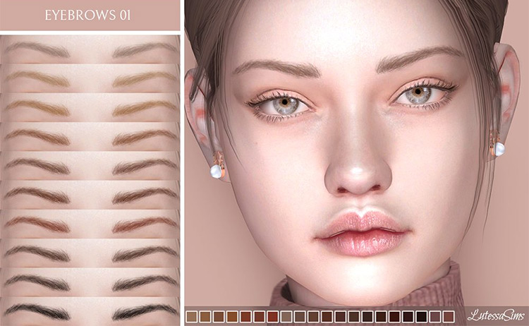 Eyebrows 01 / Sims 4 CC