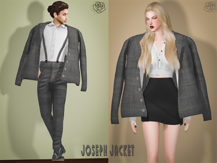 Joseph Jacket / Sims 4 CC