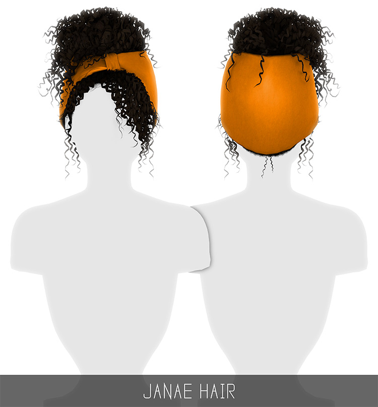 Janae Hair / Sims 4 CC