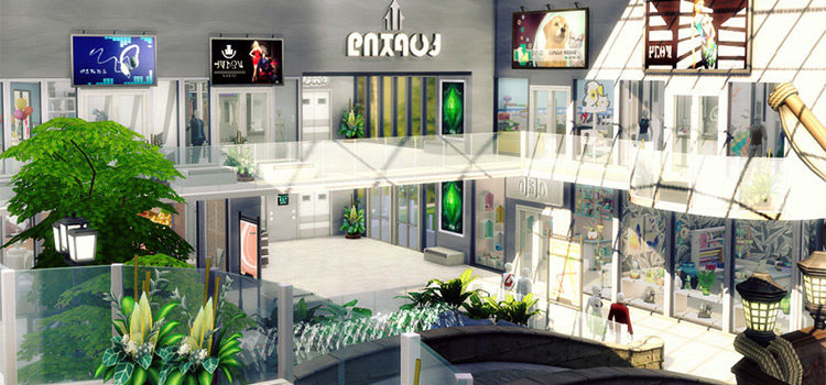 Sims 4 Shopping Mall CC, Clutter, & Lots (All Free)