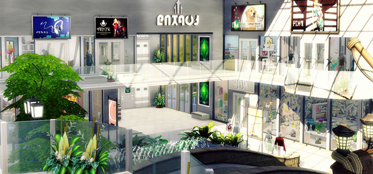 shopping mall sims 4