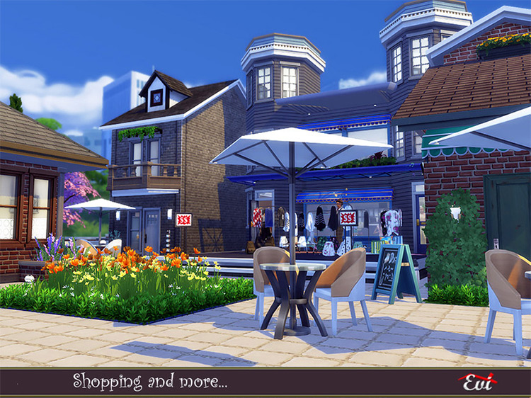 Shopping and More / Sims 4 Lot