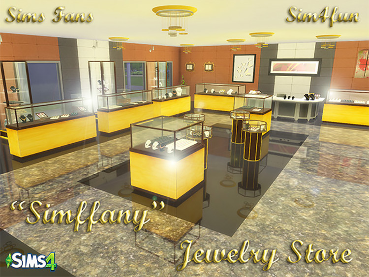 Sims 4 Shopping Mall CC  Clutter    Lots  All Free    - 61