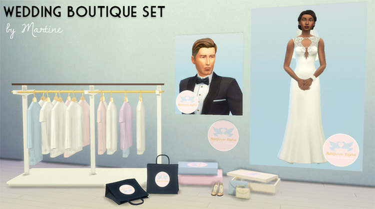 Wedding Boutique / Sims 4 CC
