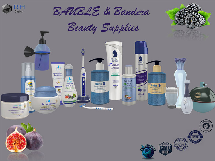 BAUBLE & Bandera Beauty Supplies / Sims 4 CC