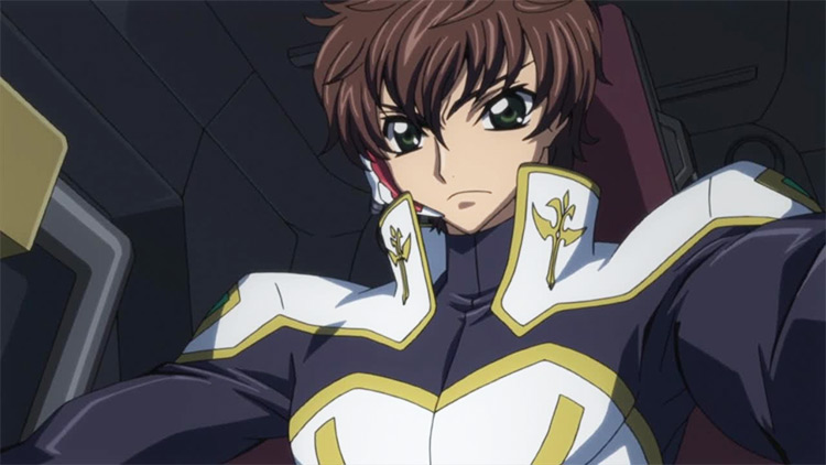 Suzaku Kururugi in Code Geass: Hangyaku no Lelouch