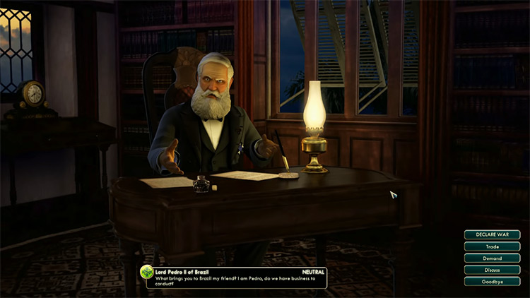 Brazil – Pedro II in Civ V