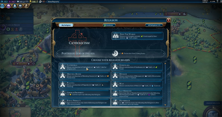 best religious civ 6