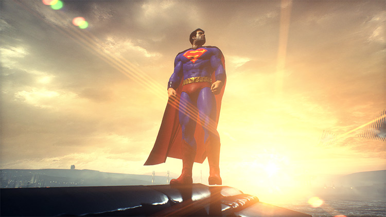 Superman Skin Batman Arkham Knight Mod