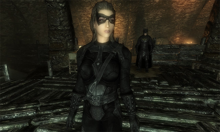 Catwoman Skyrim Superhero mod