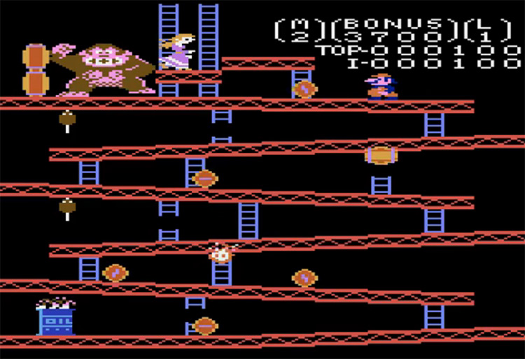 Donkey Kong game screenshot