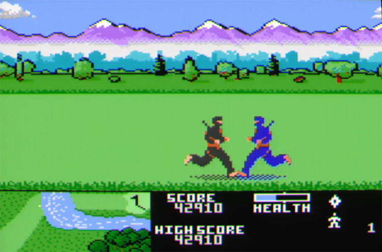 Ninja Golf Atari 7800 screenshot