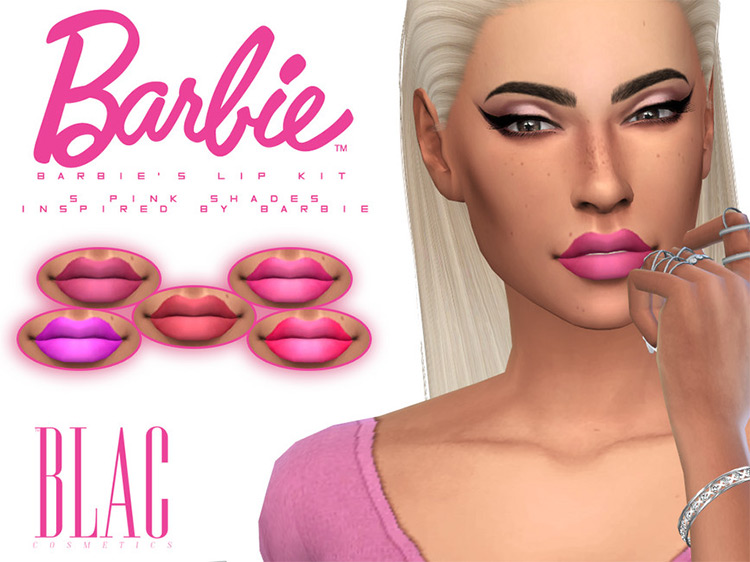 Barbie’s Lip Kit Sims 4 CC
