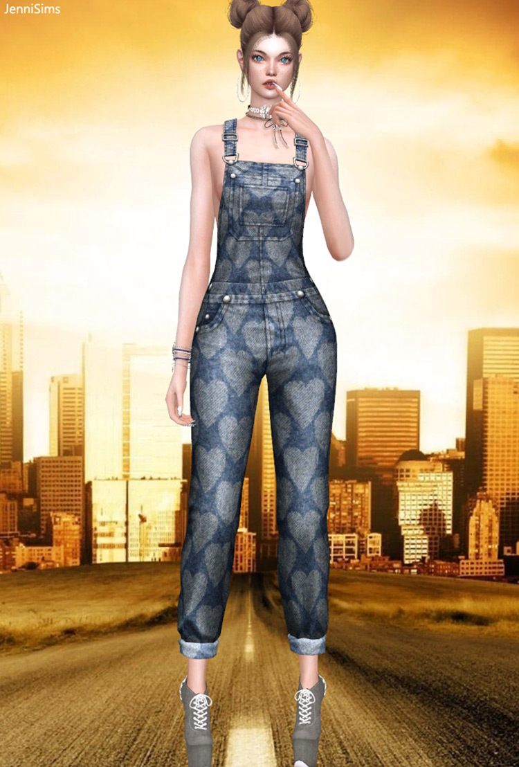 Best Sims 4 Overalls CC For Female Sim Outfits (All Free) – FandomSpot