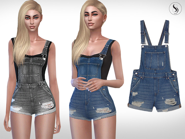 Best Sims 4 Overalls CC For Female Sim Outfits (All Free) – FandomSpot