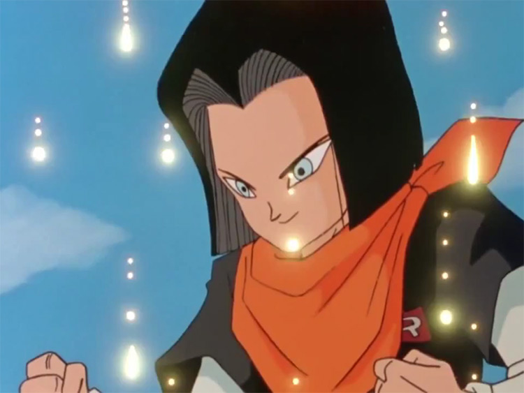 Android 17 in Dragon Ball Z anime